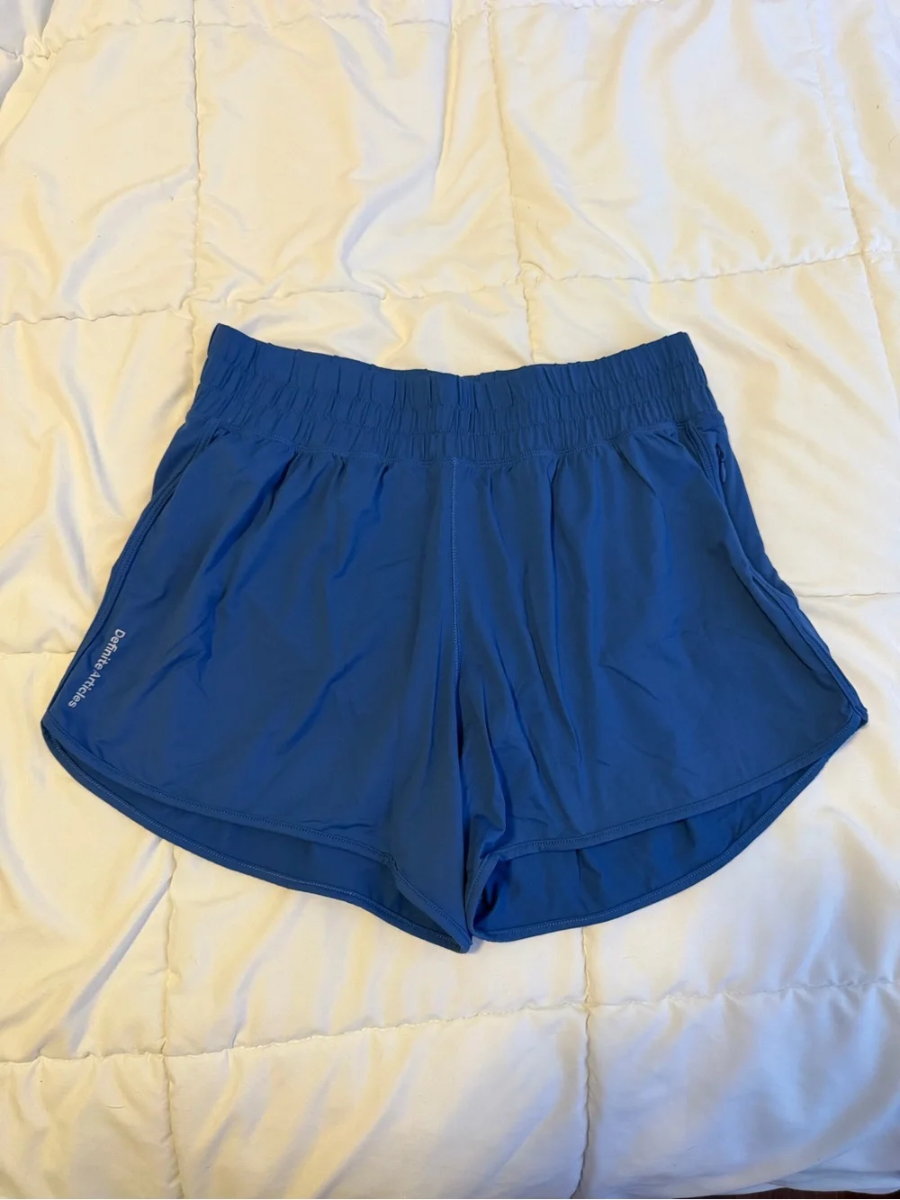 Definite Articles Women’s Blue Athletic Shorts - Picture 1 of 6